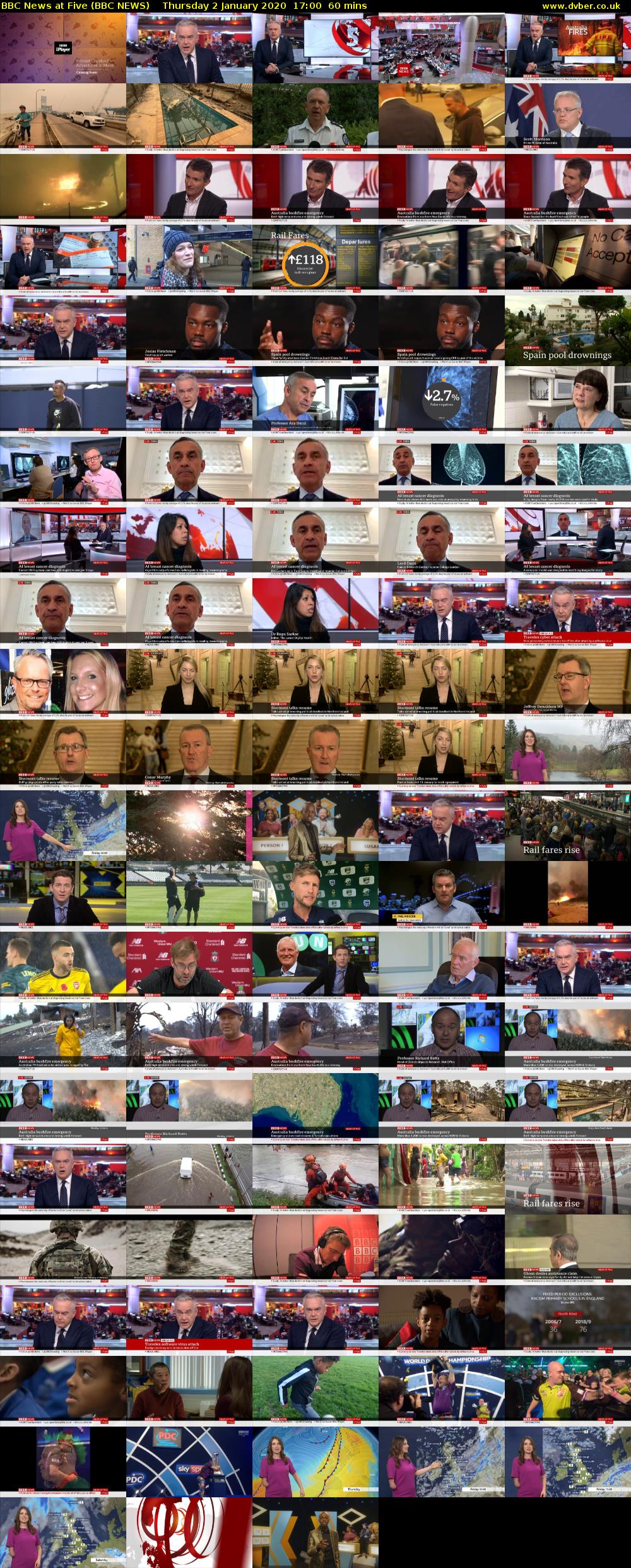 BBC News at Five (BBC NEWS) Thursday 2 January 2020 17:00 - 18:00