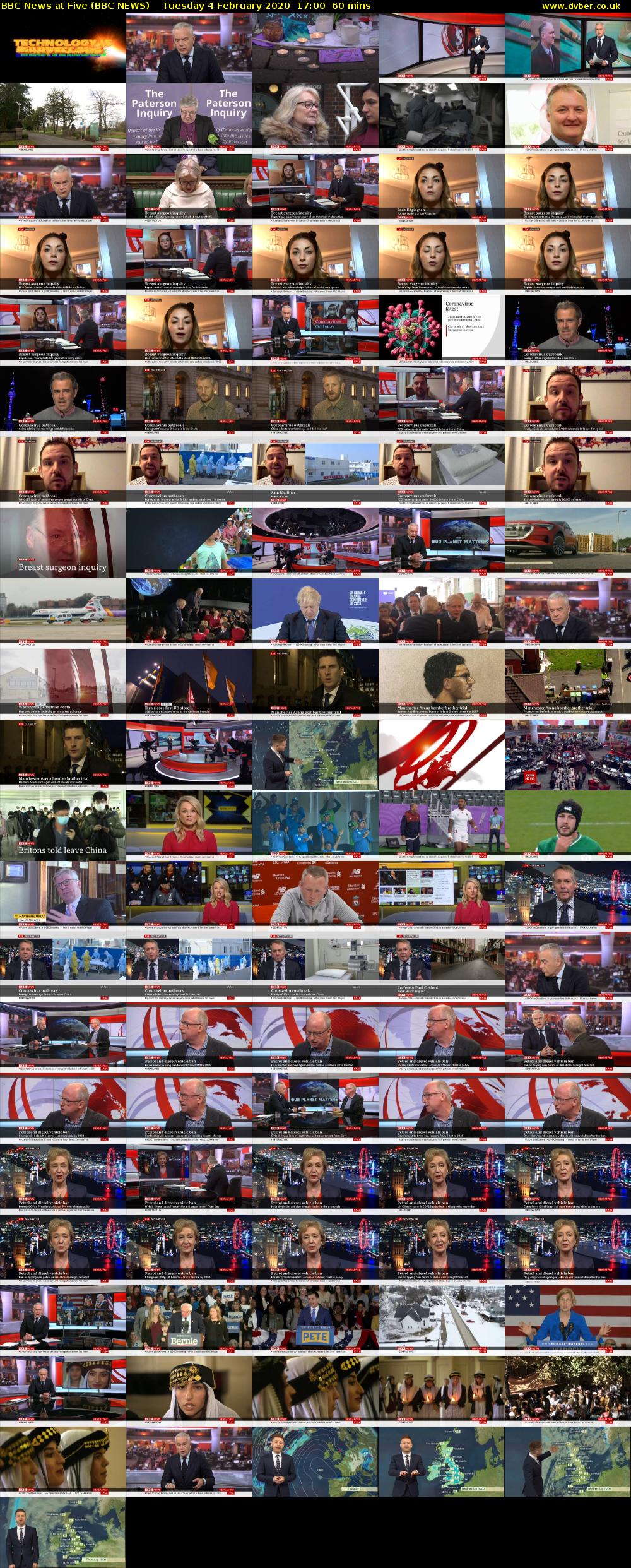 BBC News at Five (BBC NEWS) Tuesday 4 February 2020 17:00 - 18:00