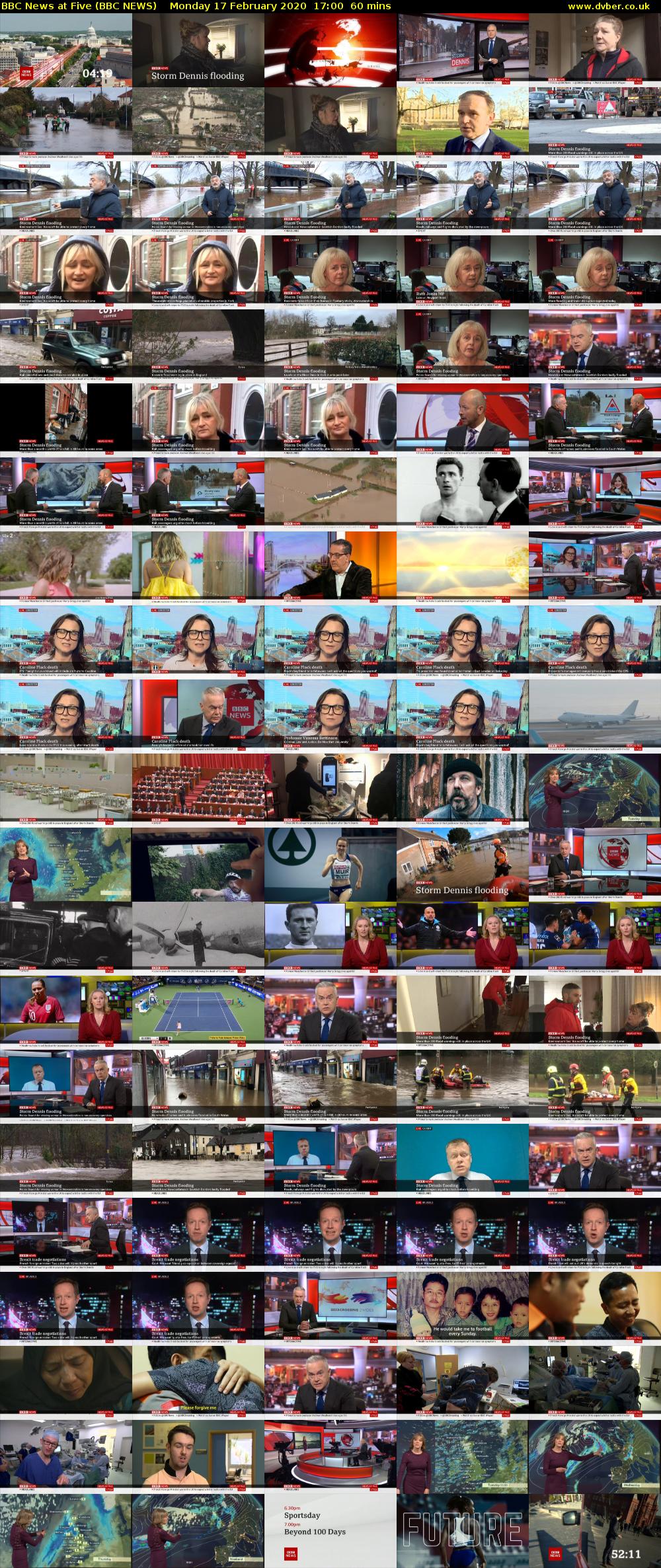 BBC News at Five (BBC NEWS) Monday 17 February 2020 17:00 - 18:00
