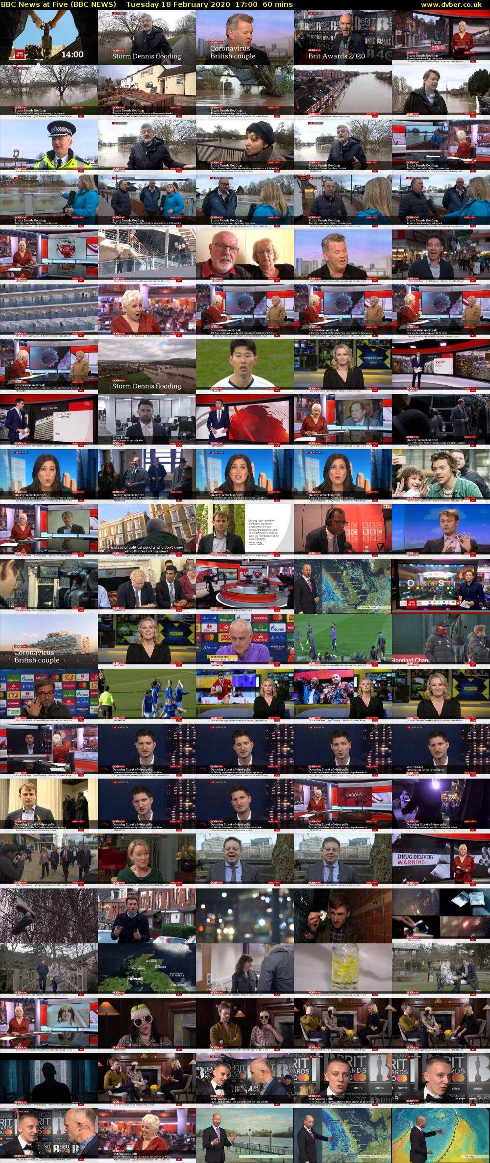 BBC News at Five (BBC NEWS) Tuesday 18 February 2020 17:00 - 18:00