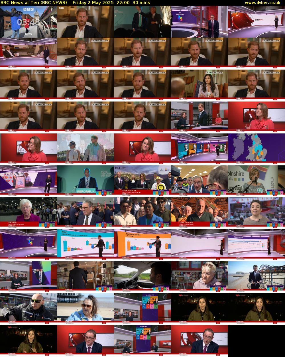 BBC News at Ten (BBC NEWS) Friday 2 May 2025 22:00 - 22:30
