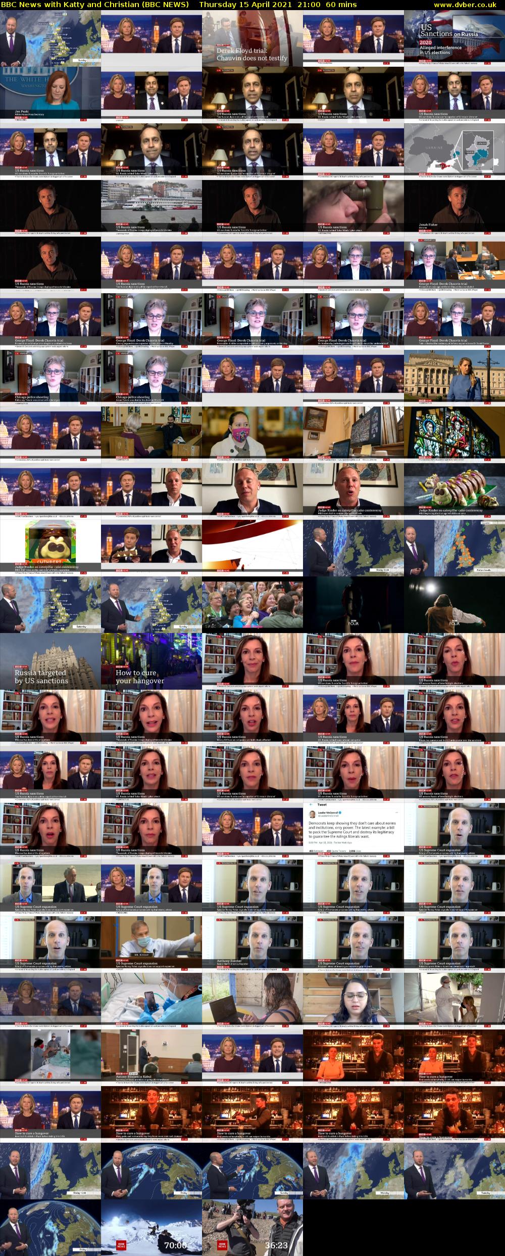 BBC News with Katty and Christian (BBC NEWS) Thursday 15 April 2021 21:00 - 22:00