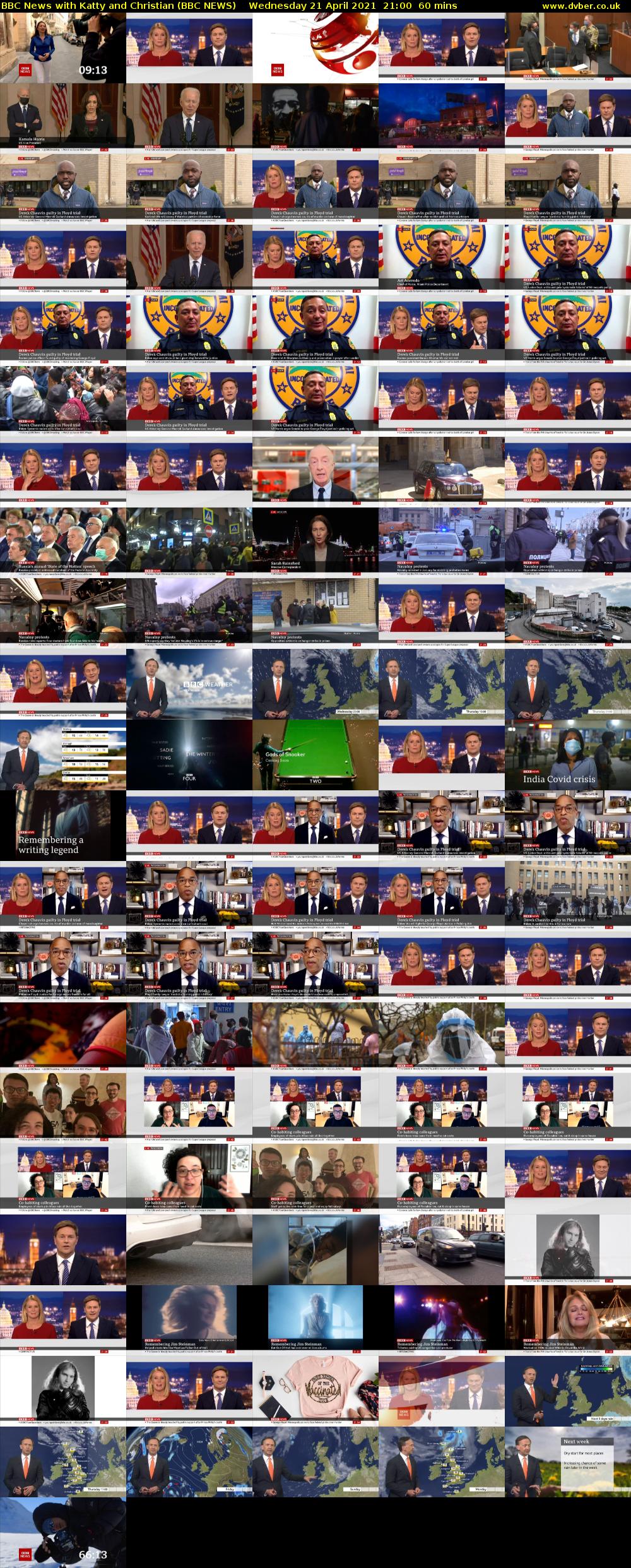 BBC News with Katty and Christian (BBC NEWS) Wednesday 21 April 2021 21:00 - 22:00