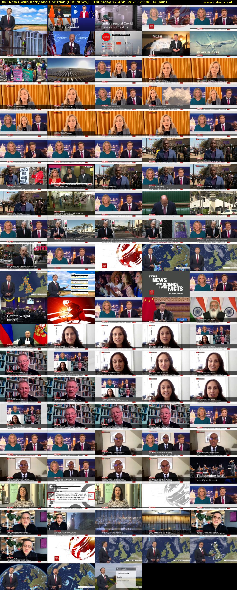 BBC News with Katty and Christian (BBC NEWS) Thursday 22 April 2021 21:00 - 22:00