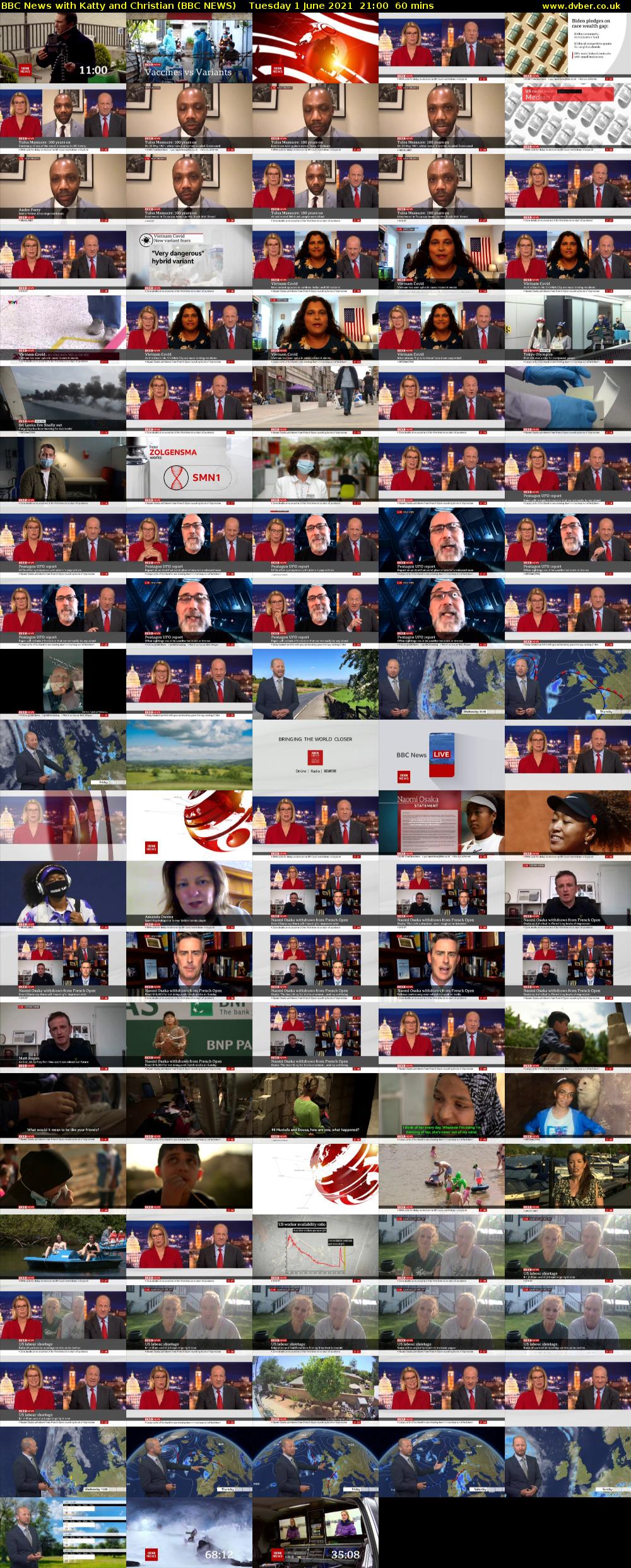 BBC News with Katty and Christian (BBC NEWS) Tuesday 1 June 2021 21:00 - 22:00
