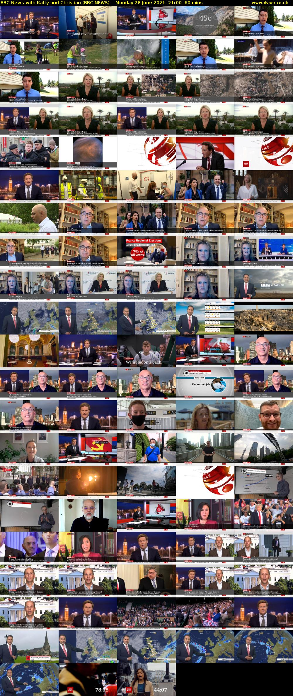 BBC News with Katty and Christian (BBC NEWS) Monday 28 June 2021 21:00 - 22:00