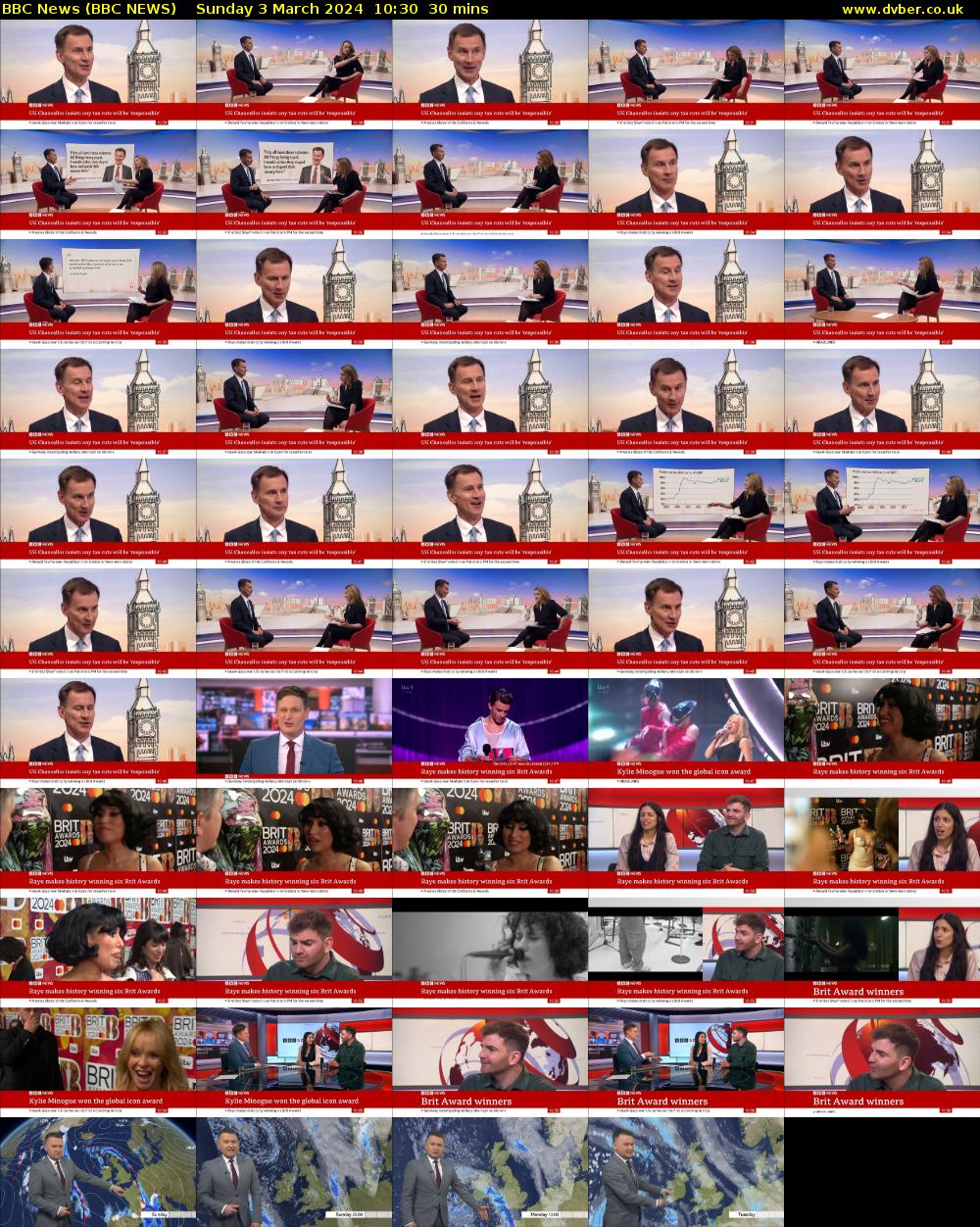 BBC News (BBC NEWS) Sunday 3 March 2024 10:30 - 11:00