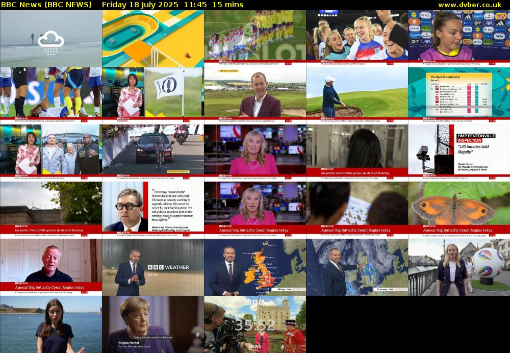 BBC News (BBC NEWS) Friday 18 July 2025 11:45 - 12:00
