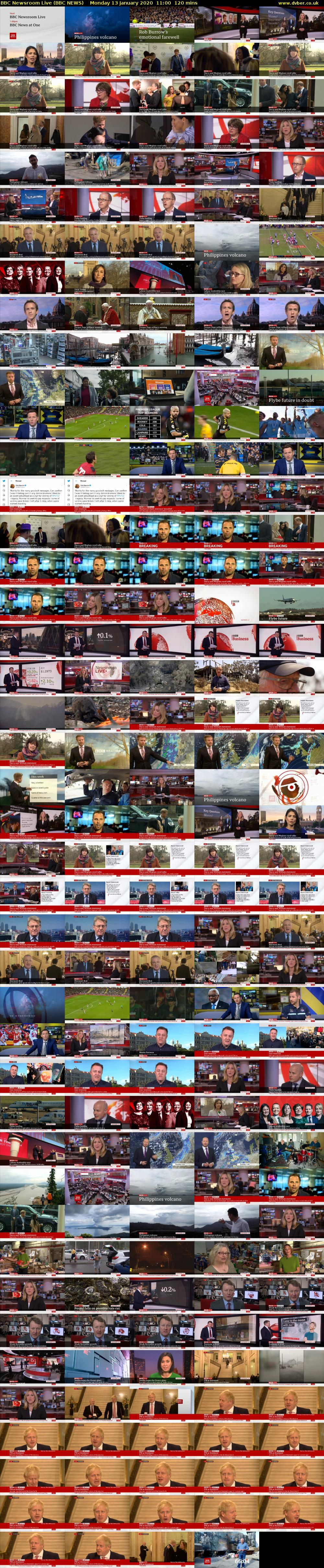 BBC Newsroom Live (BBC NEWS) Monday 13 January 2020 11:00 - 13:00
