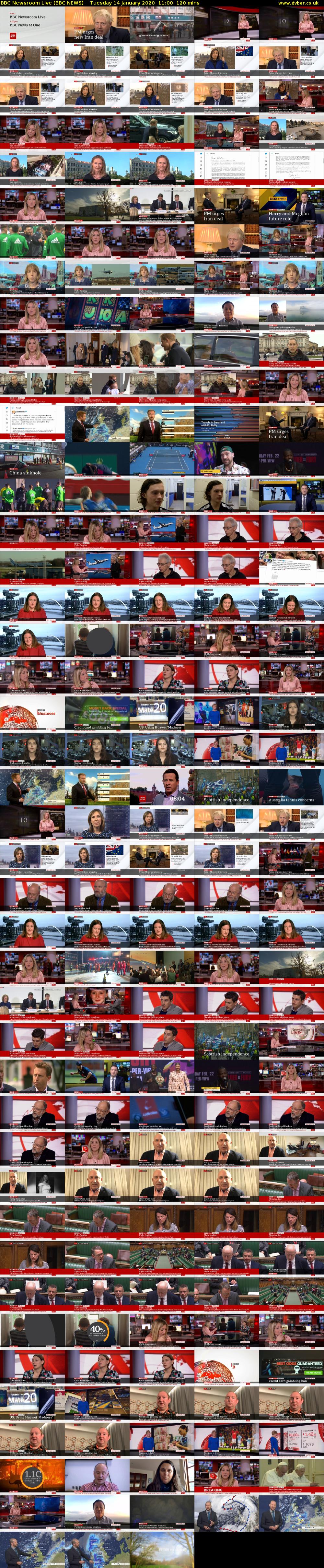 BBC Newsroom Live (BBC NEWS) Tuesday 14 January 2020 11:00 - 13:00