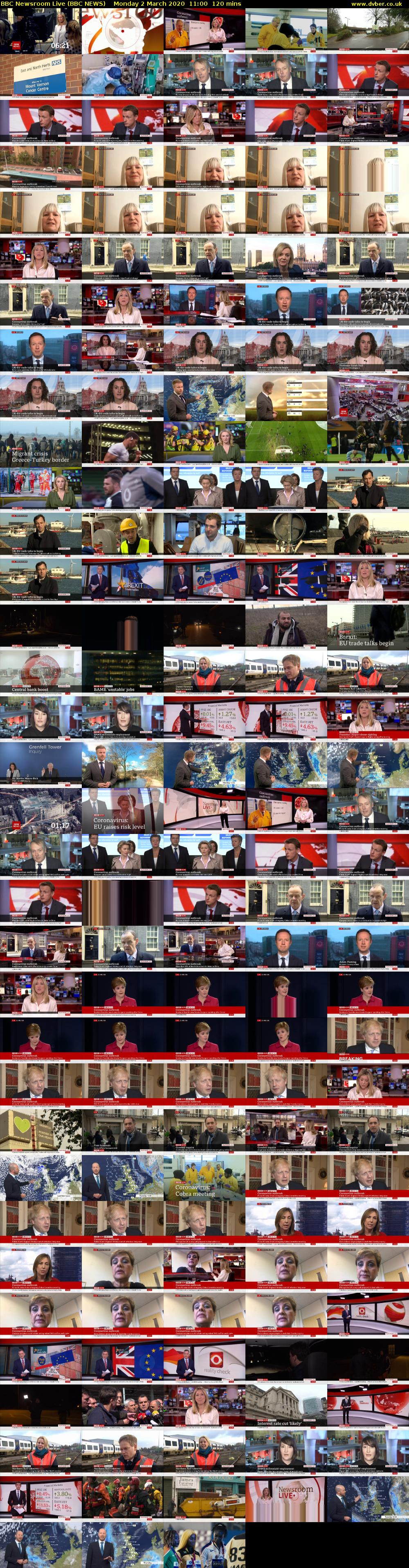 BBC Newsroom Live (BBC NEWS) Monday 2 March 2020 11:00 - 13:00