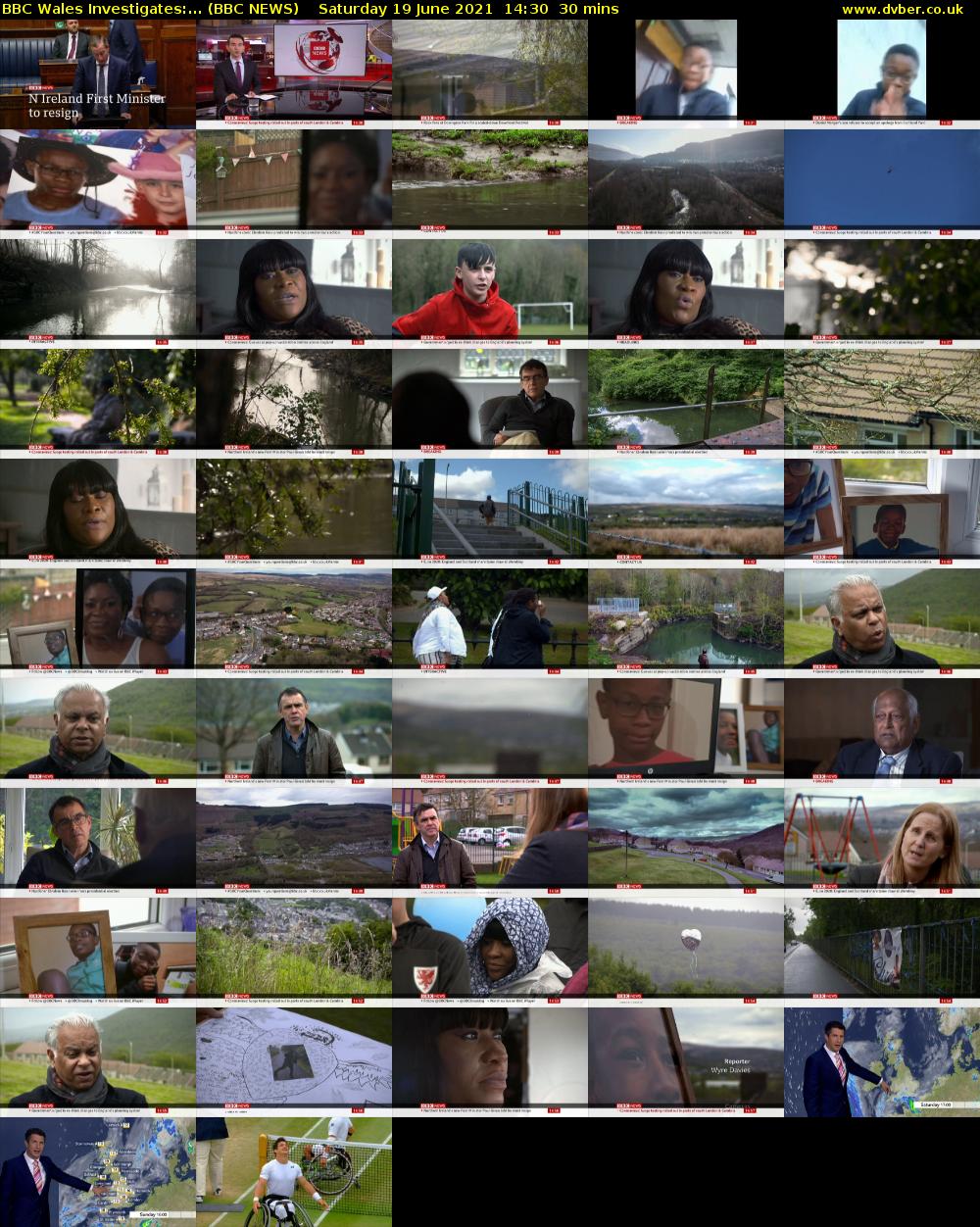 BBC Wales Investigates:... (BBC NEWS) Saturday 19 June 2021 14:30 - 15:00