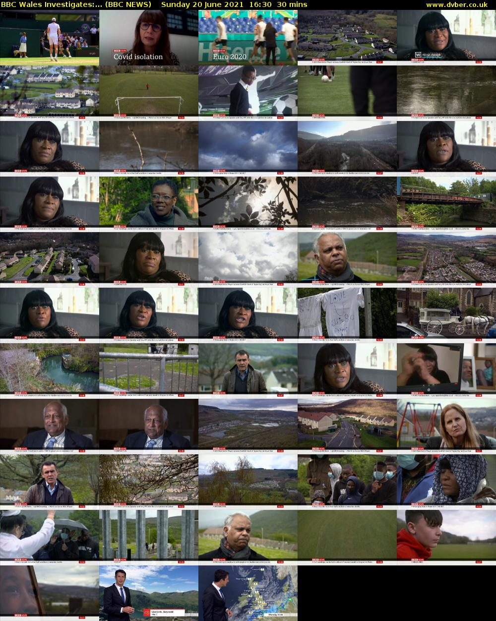 BBC Wales Investigates:... (BBC NEWS) Sunday 20 June 2021 16:30 - 17:00