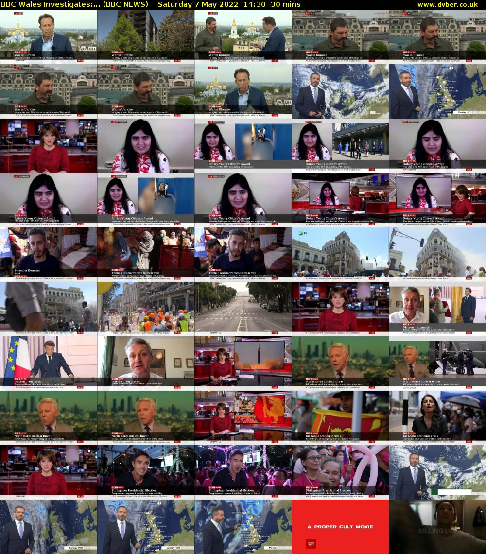 BBC Wales Investigates:... (BBC NEWS) Saturday 7 May 2022 14:30 - 15:00