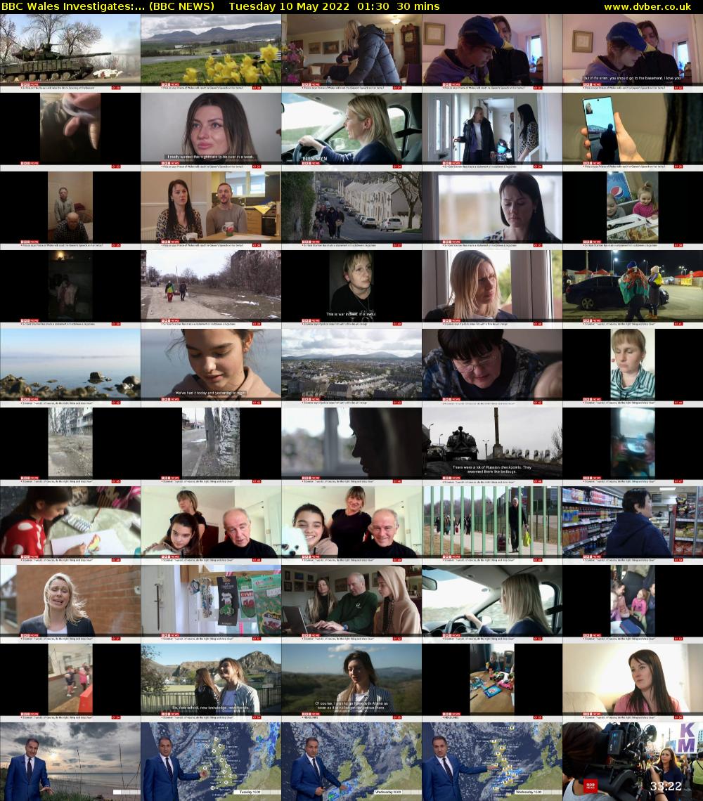 BBC Wales Investigates:... (BBC NEWS) Tuesday 10 May 2022 01:30 - 02:00
