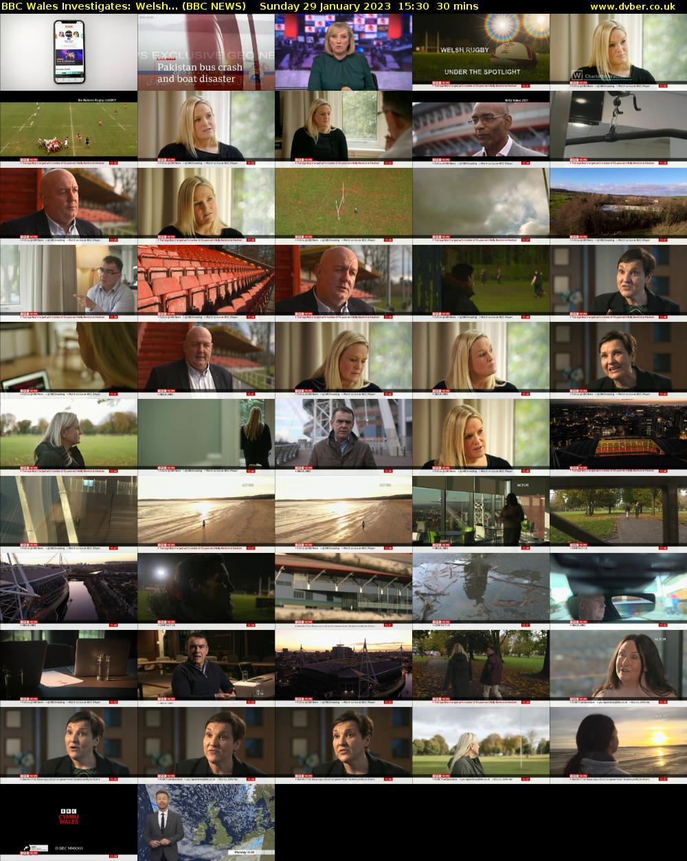 BBC Wales Investigates: Welsh... (BBC NEWS) Sunday 29 January 2023 15:30 - 16:00