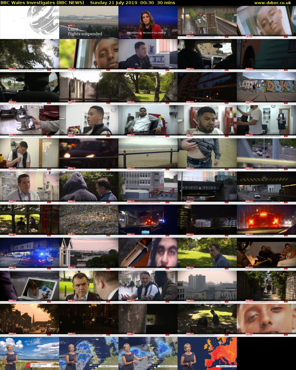 BBC Wales Investigates (BBC NEWS) Sunday 21 July 2019 00:30 - 01:00