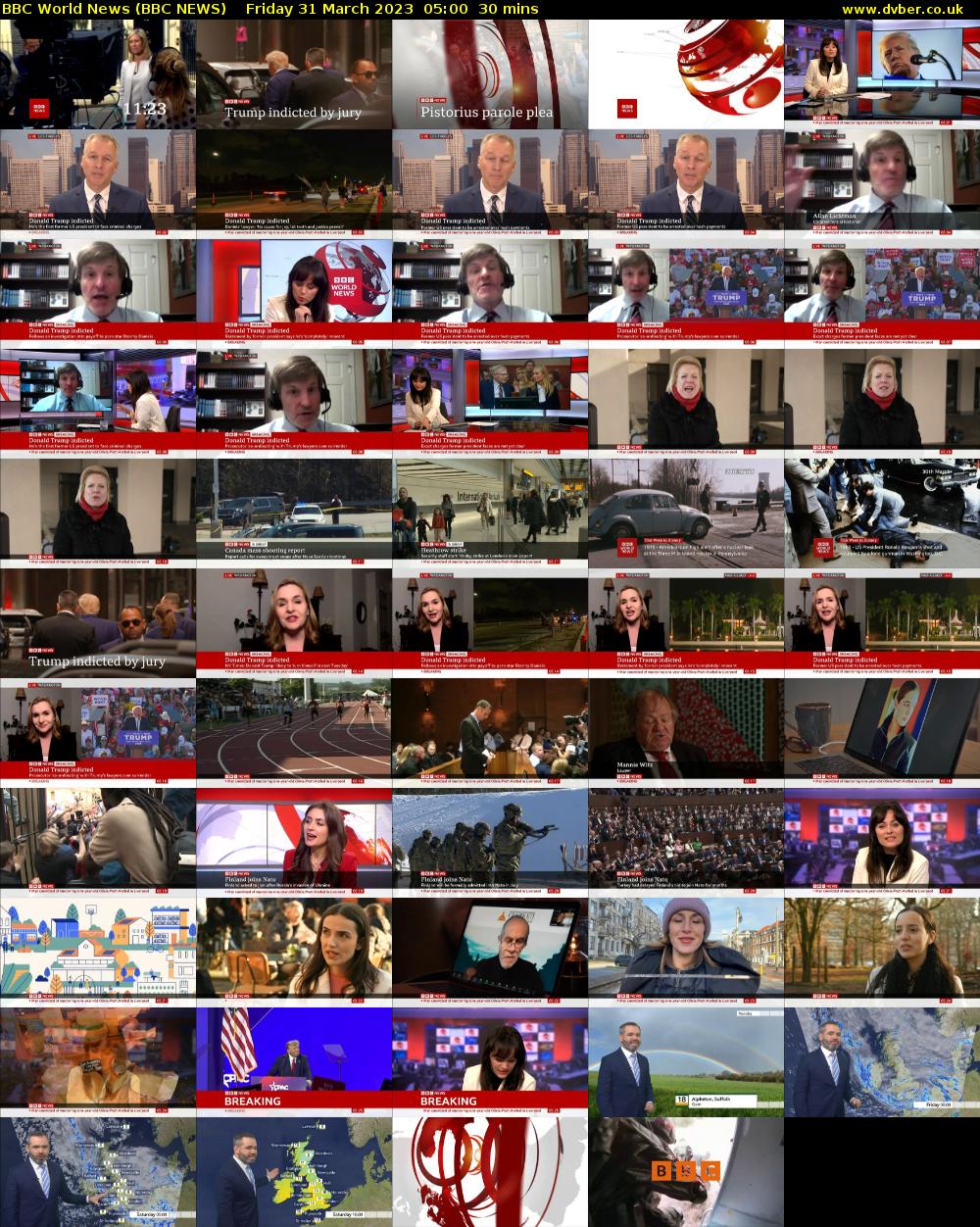 BBC World News (BBC NEWS) Friday 31 March 2023 05:00 - 05:30