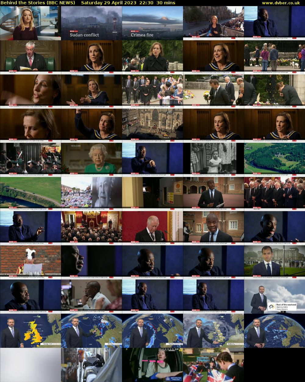 Behind the Stories (BBC NEWS) Saturday 29 April 2023 22:30 - 23:00
