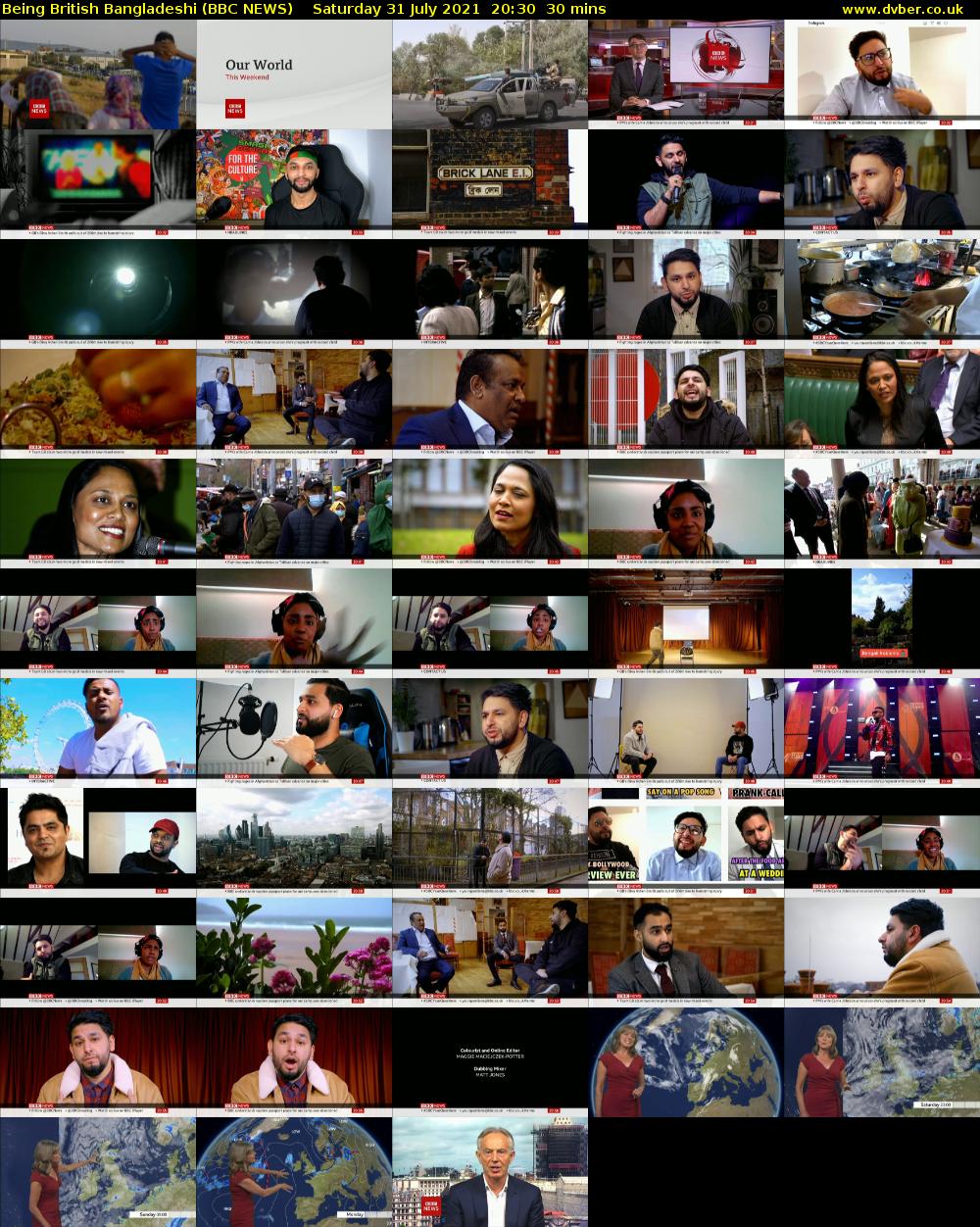 Being British Bangladeshi (BBC NEWS) Saturday 31 July 2021 20:30 - 21:00