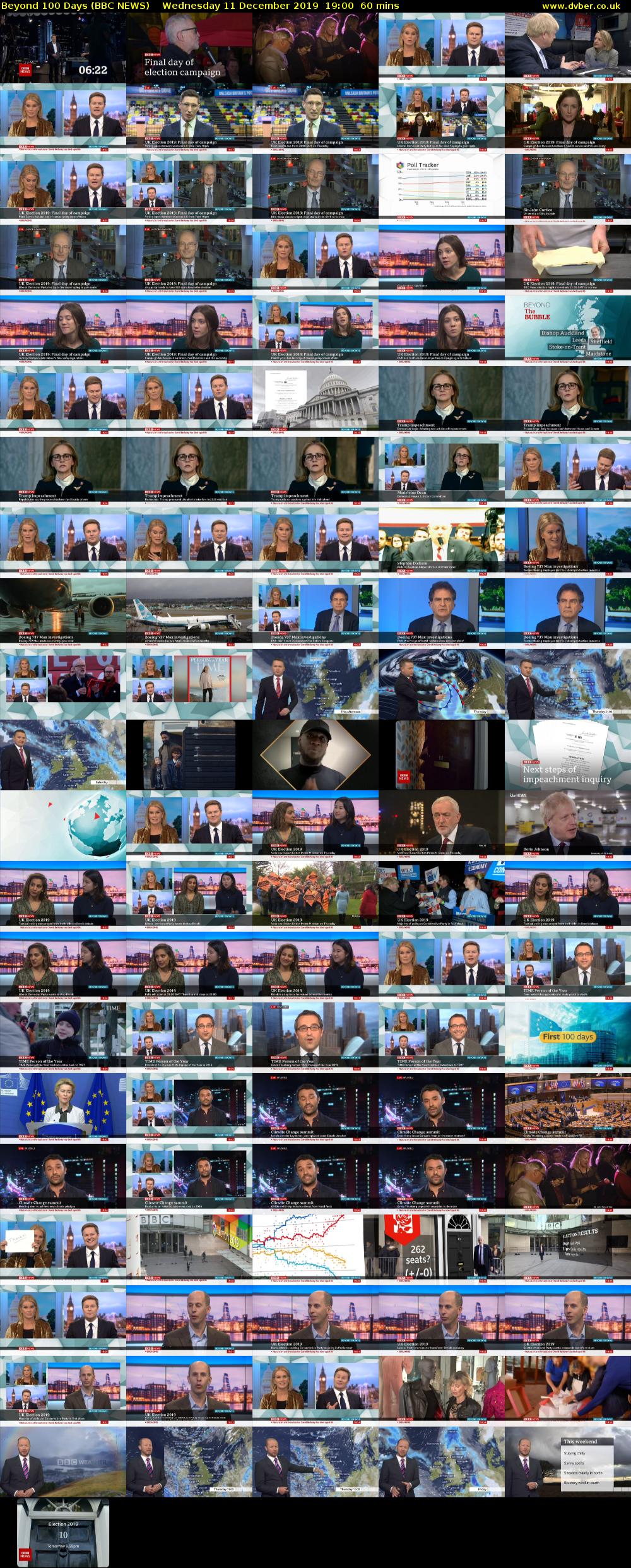 Beyond 100 Days (BBC NEWS) Wednesday 11 December 2019 19:00 - 20:00