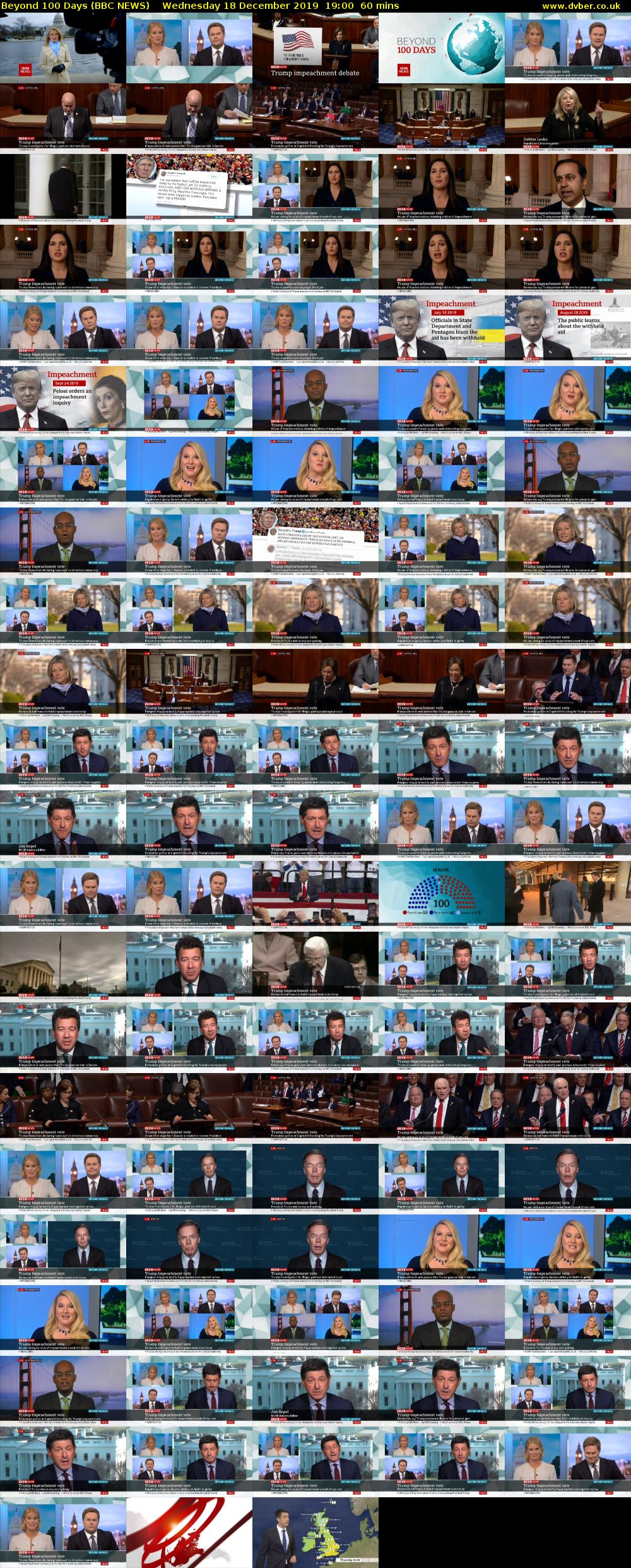 Beyond 100 Days (BBC NEWS) Wednesday 18 December 2019 19:00 - 20:00