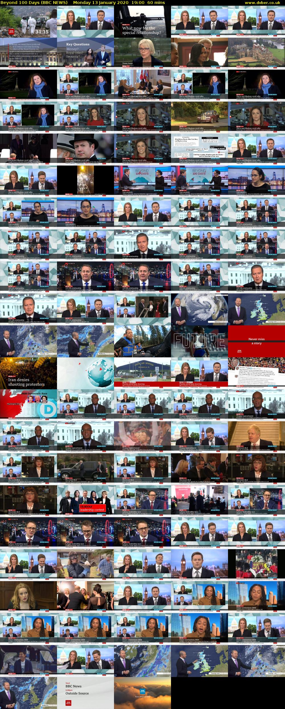 Beyond 100 Days (BBC NEWS) Monday 13 January 2020 19:00 - 20:00