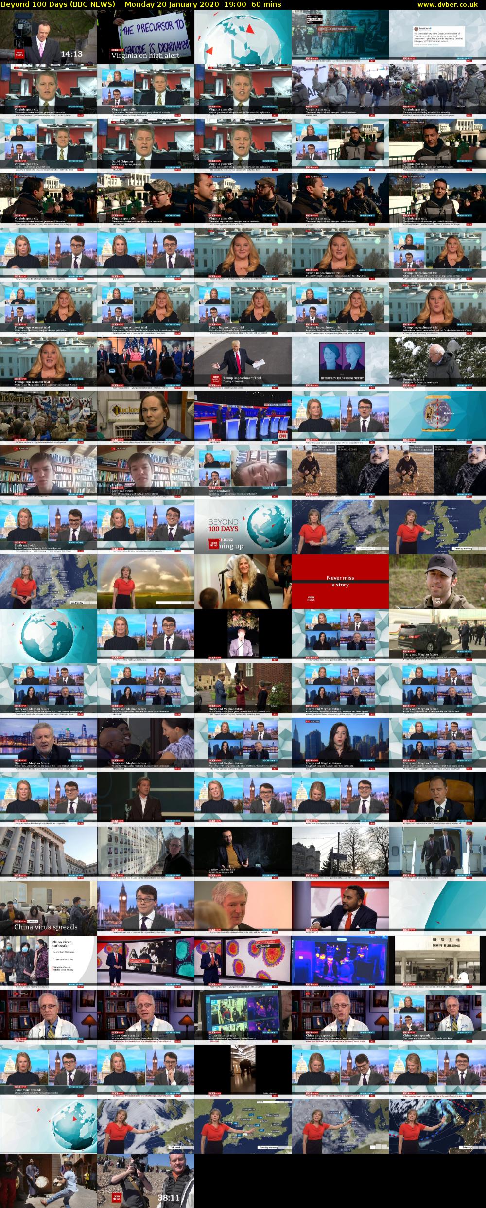 Beyond 100 Days (BBC NEWS) Monday 20 January 2020 19:00 - 20:00