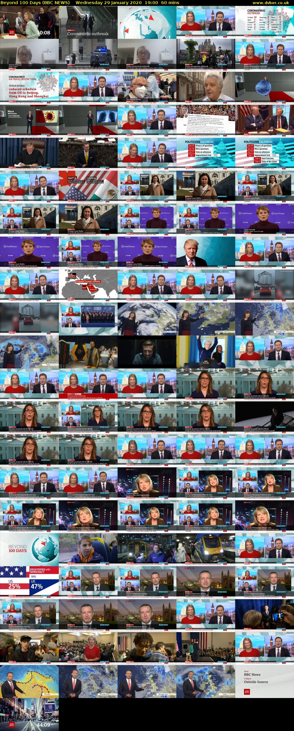 Beyond 100 Days (BBC NEWS) Wednesday 29 January 2020 19:00 - 20:00