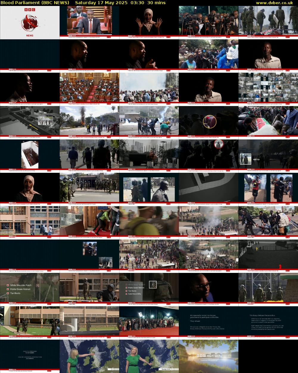 Blood Parliament (BBC NEWS) Saturday 17 May 2025 03:30 - 04:00
