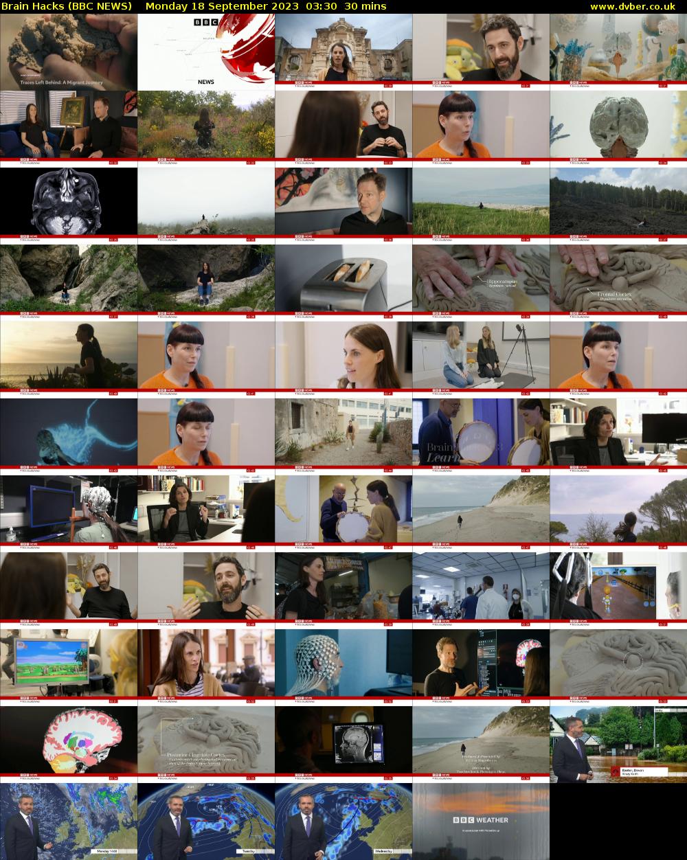 Brain Hacks (BBC NEWS) Monday 18 September 2023 03:30 - 04:00