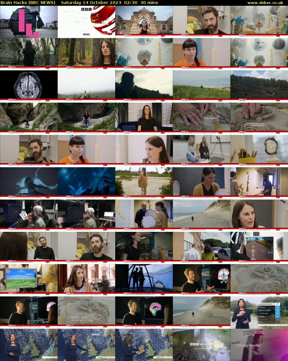 Brain Hacks (BBC NEWS) Saturday 14 October 2023 02:30 - 03:00
