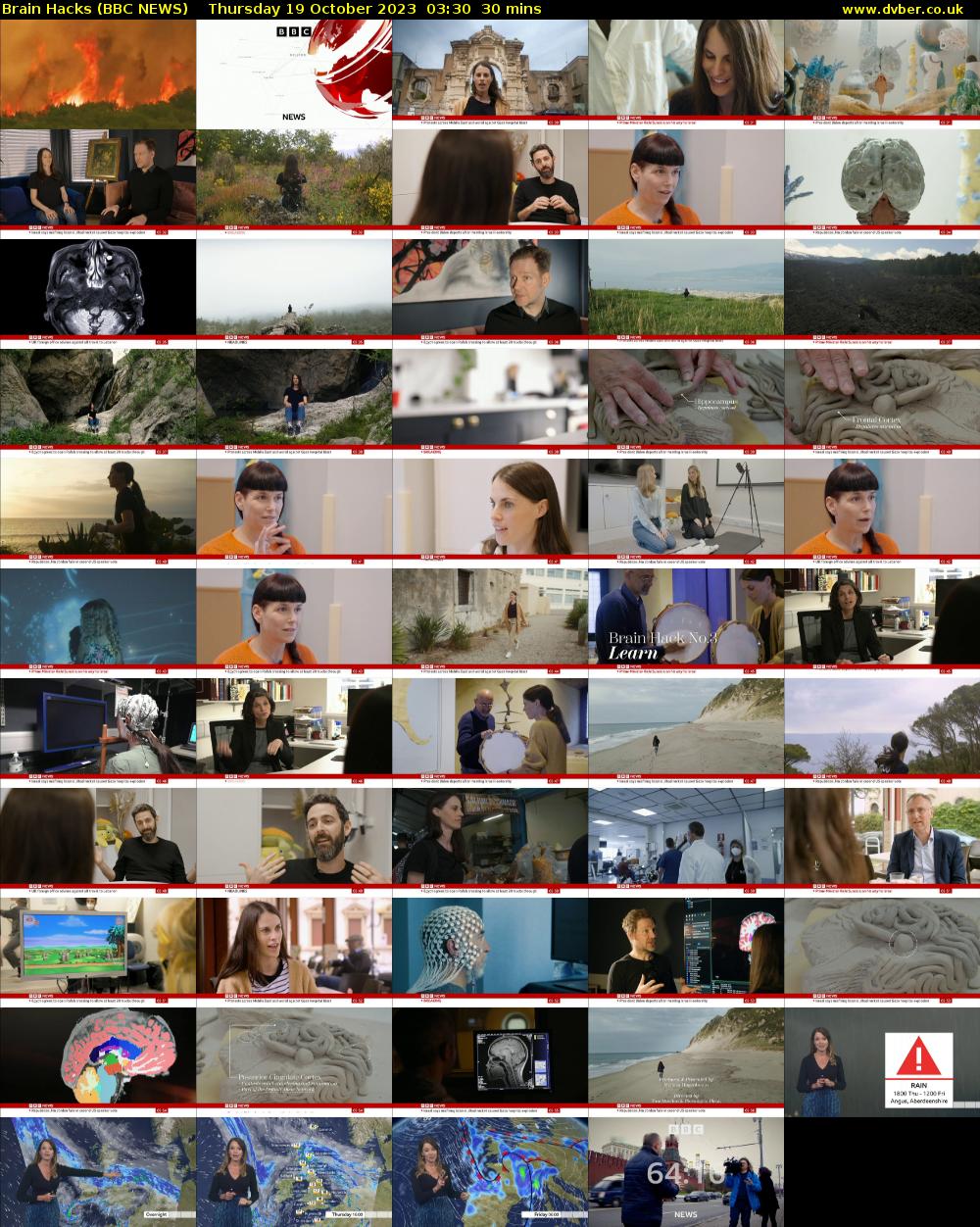 Brain Hacks (BBC NEWS) Thursday 19 October 2023 03:30 - 04:00