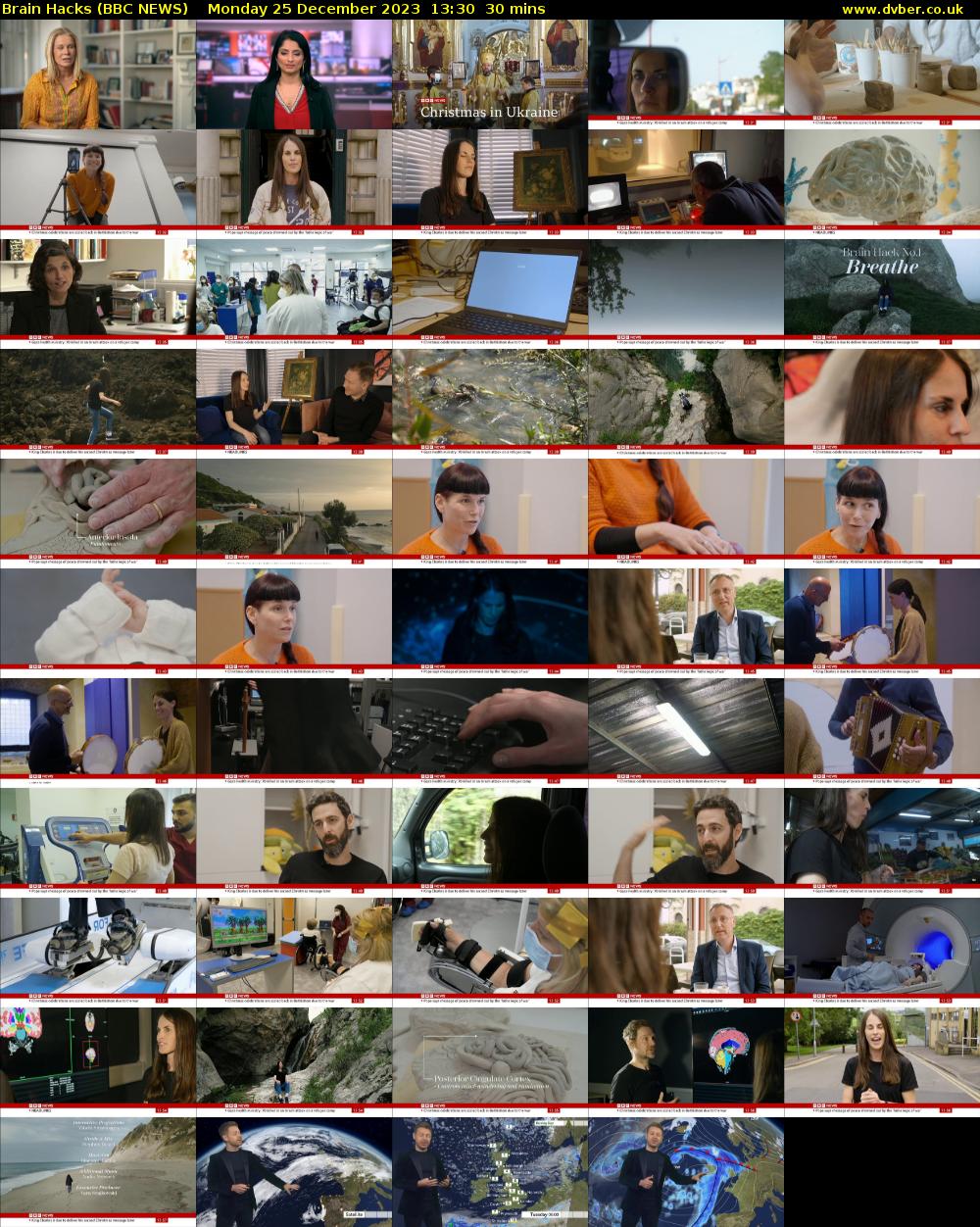 Brain Hacks (BBC NEWS) Monday 25 December 2023 13:30 - 14:00