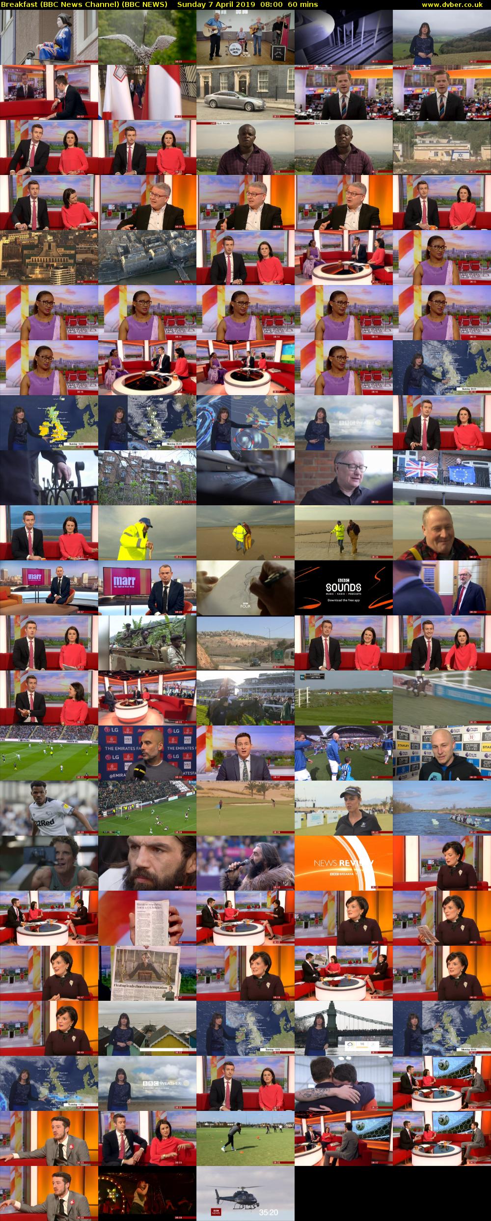 Breakfast (BBC News Channel) (BBC NEWS) Sunday 7 April 2019 08:00 - 09:00