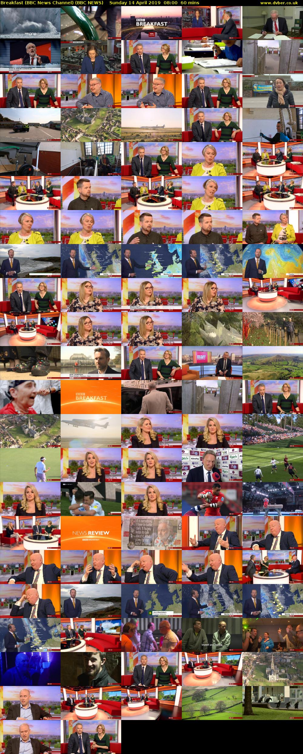Breakfast (BBC News Channel) (BBC NEWS) Sunday 14 April 2019 08:00 - 09:00