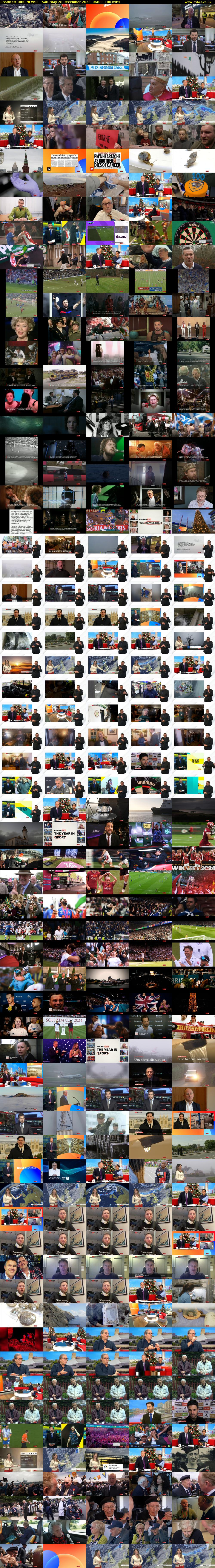 Breakfast (BBC NEWS) Saturday 28 December 2024 06:00 - 09:00