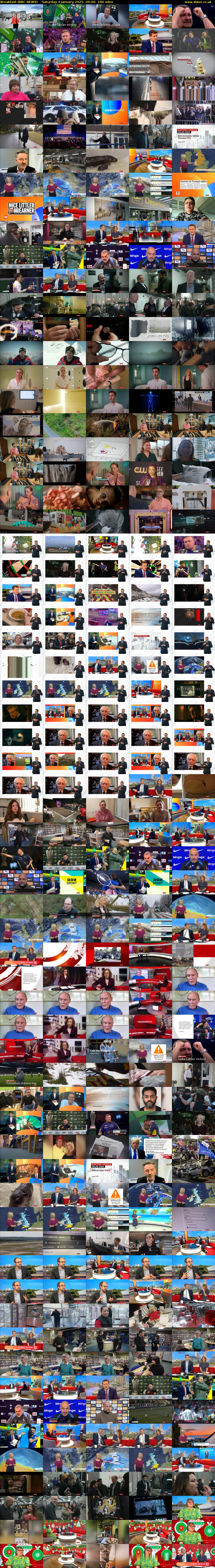 Breakfast (BBC NEWS) Saturday 4 January 2025 06:00 - 09:00