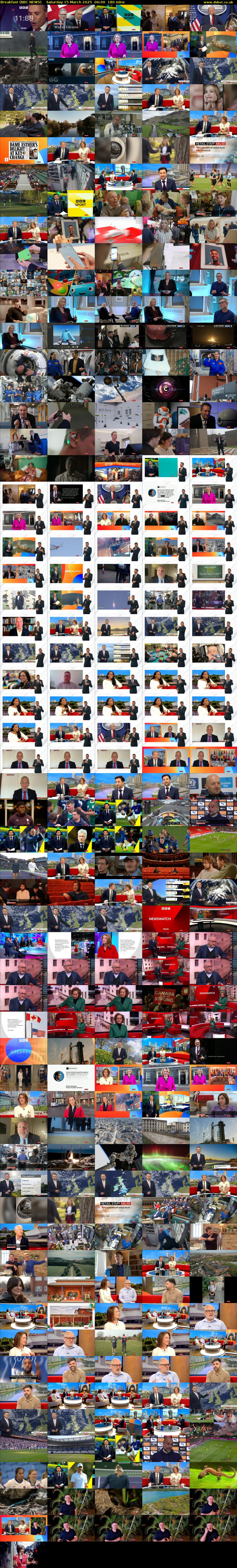 Breakfast (BBC NEWS) Saturday 15 March 2025 06:00 - 09:00