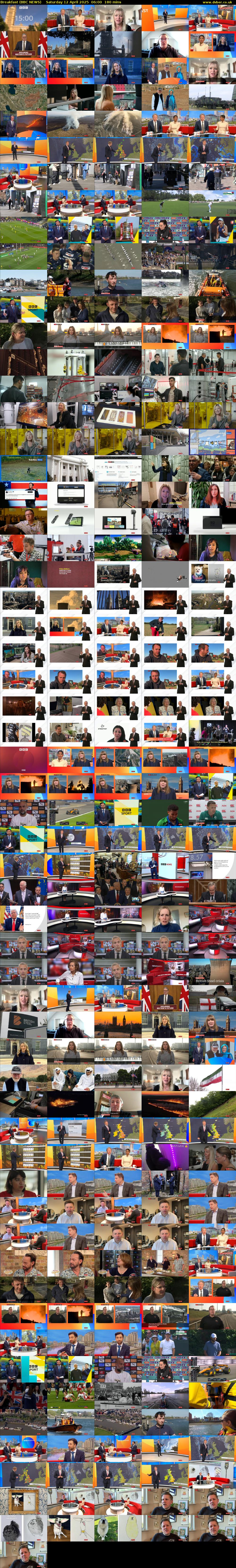 Breakfast (BBC NEWS) Saturday 12 April 2025 06:00 - 09:00
