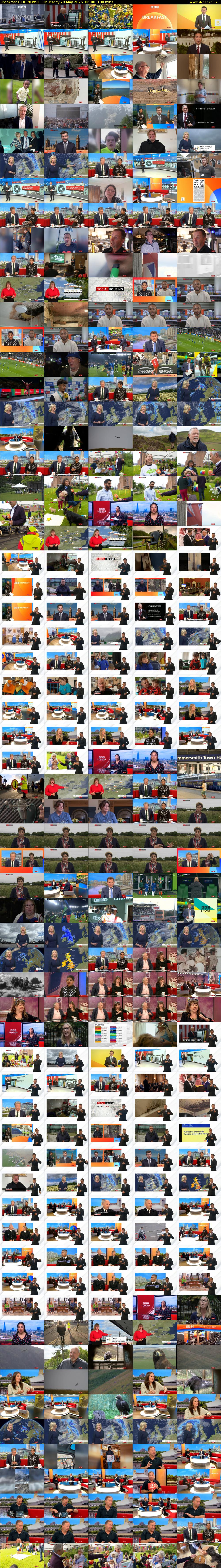 Breakfast (BBC NEWS) Thursday 29 May 2025 06:00 - 09:00