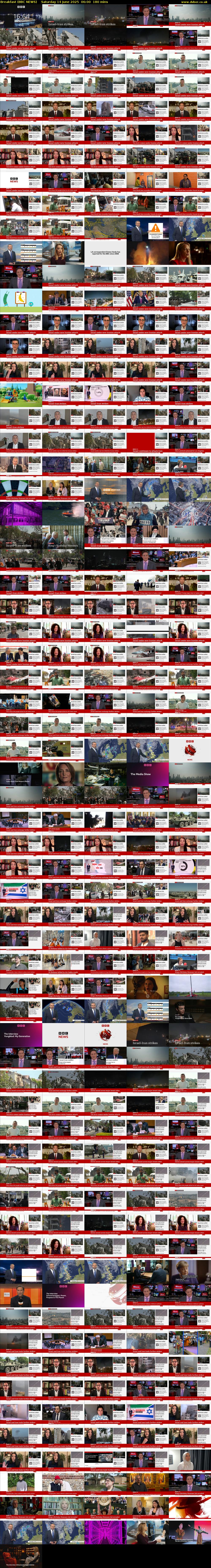 Breakfast (BBC NEWS) Saturday 14 June 2025 06:00 - 09:00