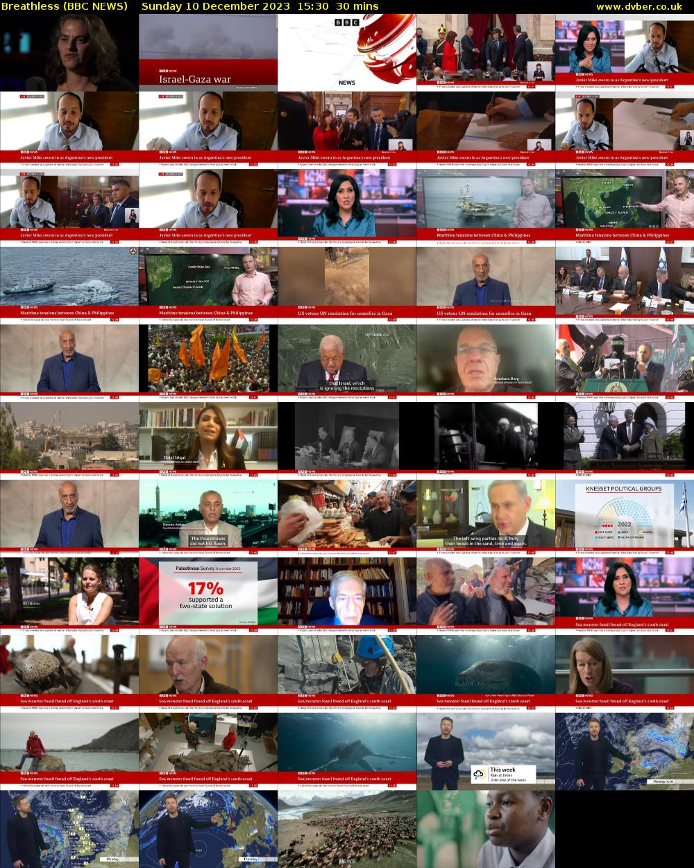 Breathless (BBC NEWS) Sunday 10 December 2023 15:30 - 16:00