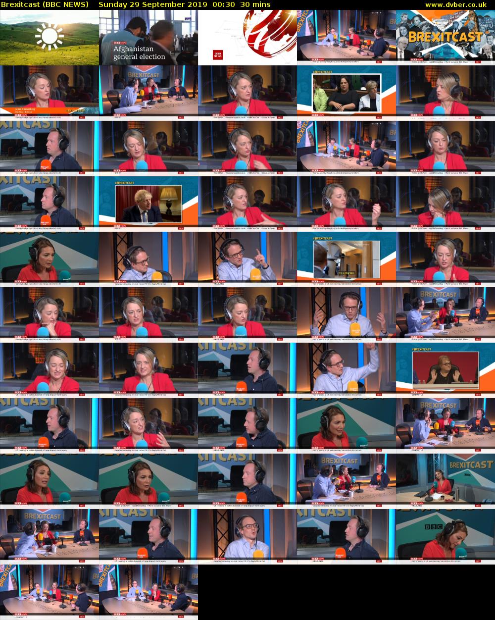 Brexitcast (BBC NEWS) Sunday 29 September 2019 00:30 - 01:00