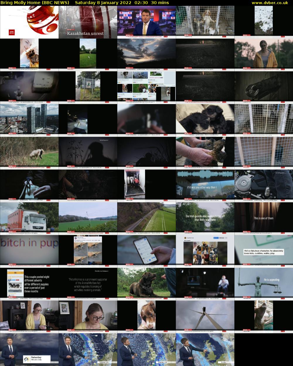Bring Molly Home (BBC NEWS) Saturday 8 January 2022 02:30 - 03:00