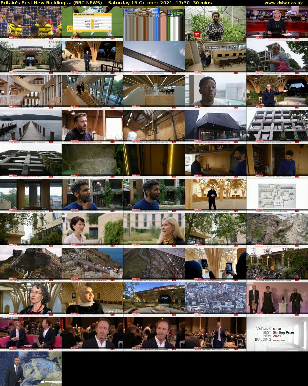 Britain's Best New Building:... (BBC NEWS) Saturday 16 October 2021 17:30 - 18:00