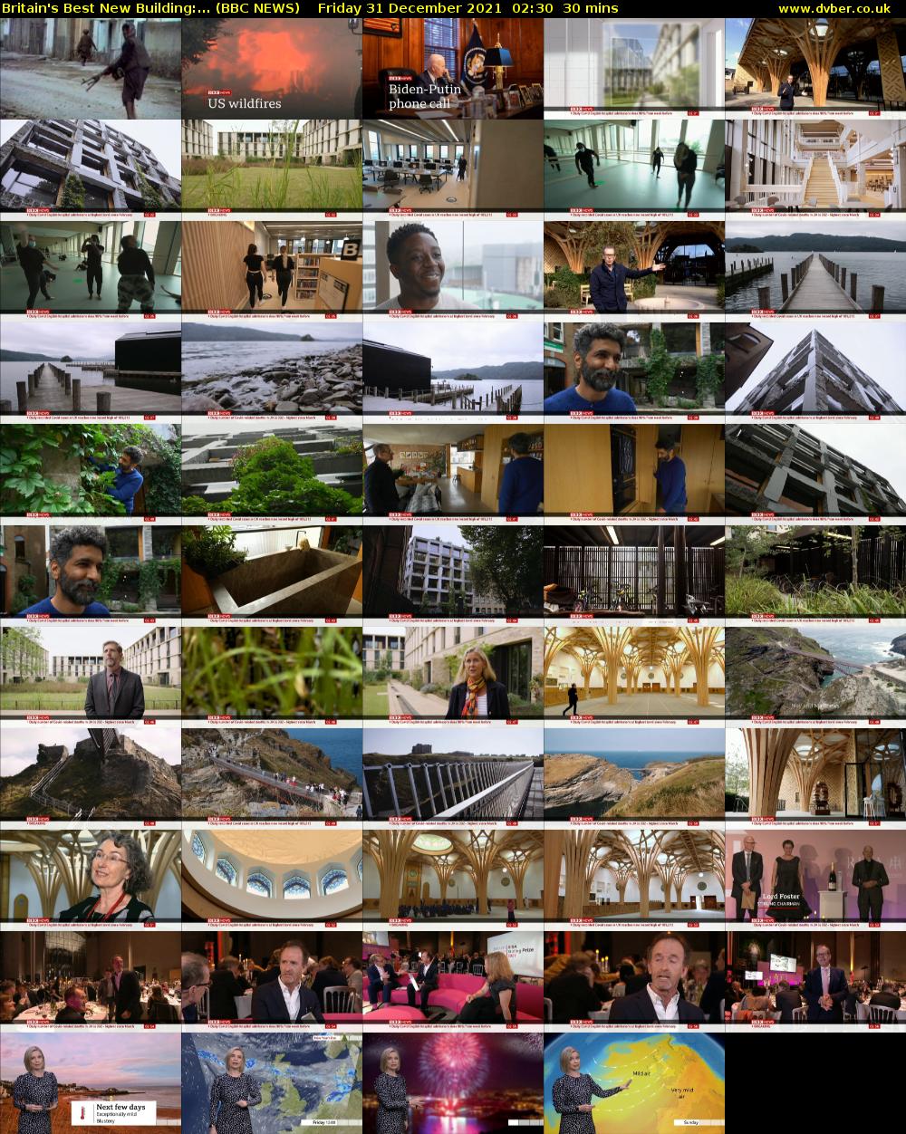 Britain's Best New Building:... (BBC NEWS) Friday 31 December 2021 02:30 - 03:00