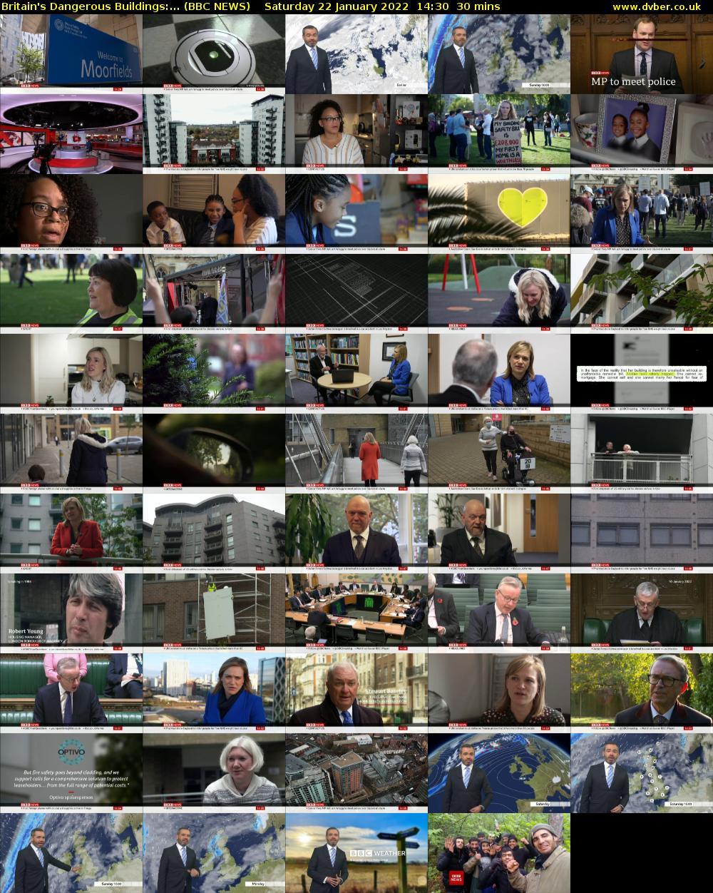 Britain's Dangerous Buildings:... (BBC NEWS) Saturday 22 January 2022 14:30 - 15:00