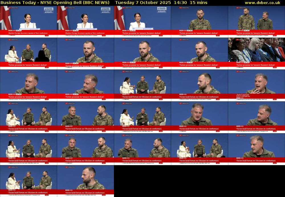 Business Today - NYSE Opening Bell (BBC NEWS) Tuesday 7 October 2025 14:30 - 14:45