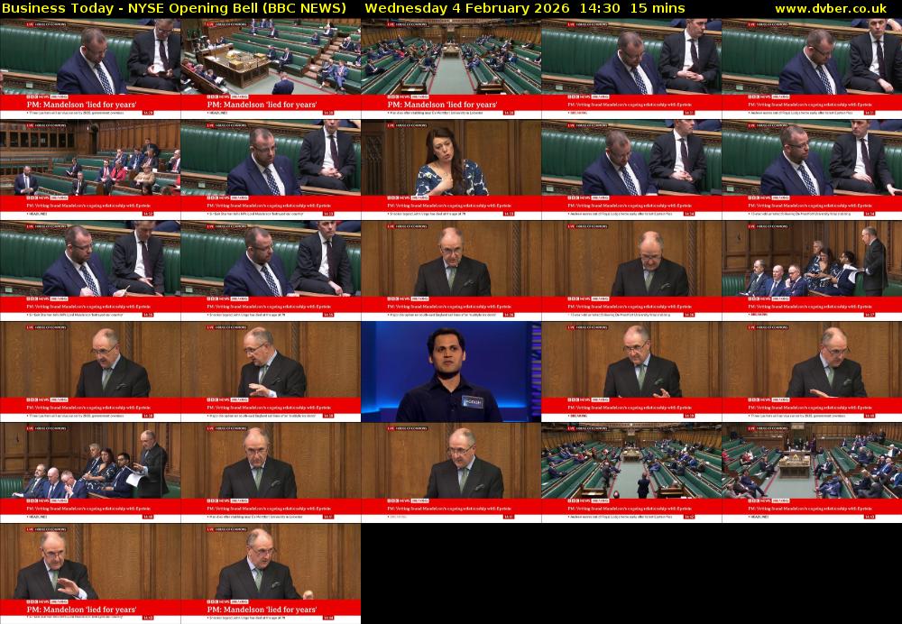 Business Today - NYSE Opening Bell (BBC NEWS) Wednesday 4 February 2026 14:30 - 14:45